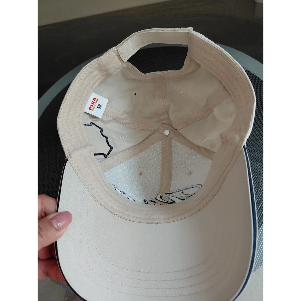 Pisa Hat Cap Beige Adjustable Italy